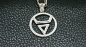 Оберег символ Велеса - Серебро (2.6 см) 