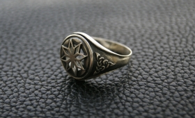 Перстень Алатырь - серебро 