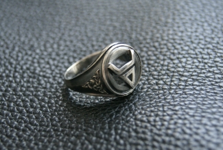 Перстень Символ Велеса - серебро  ― Алтайстронг - Амулеты, Обереги, Талисманы