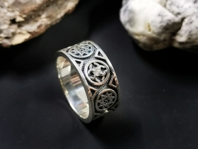 Обручальное кольцо Свадебник- Серебро с фианитом