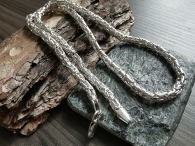 Цепь из серебра - Лисий хвост (d 6 мм) 