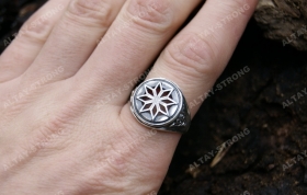 Перстень Алатырь - серебро 
